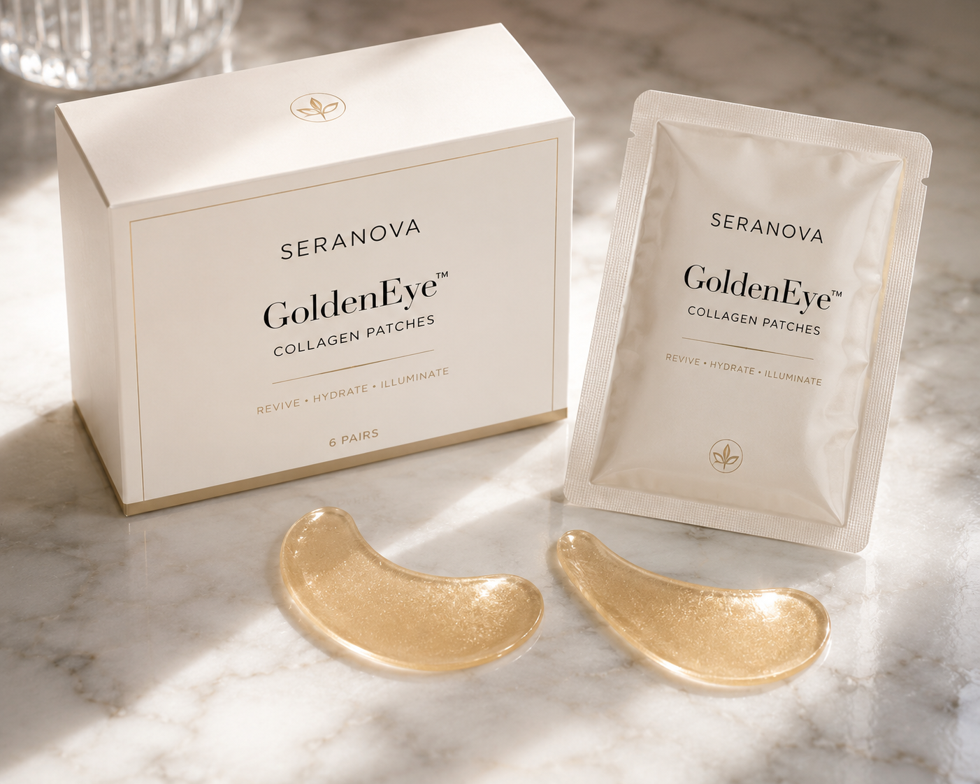 Seranova GoldenEye™ Collagen Patches — SK1002