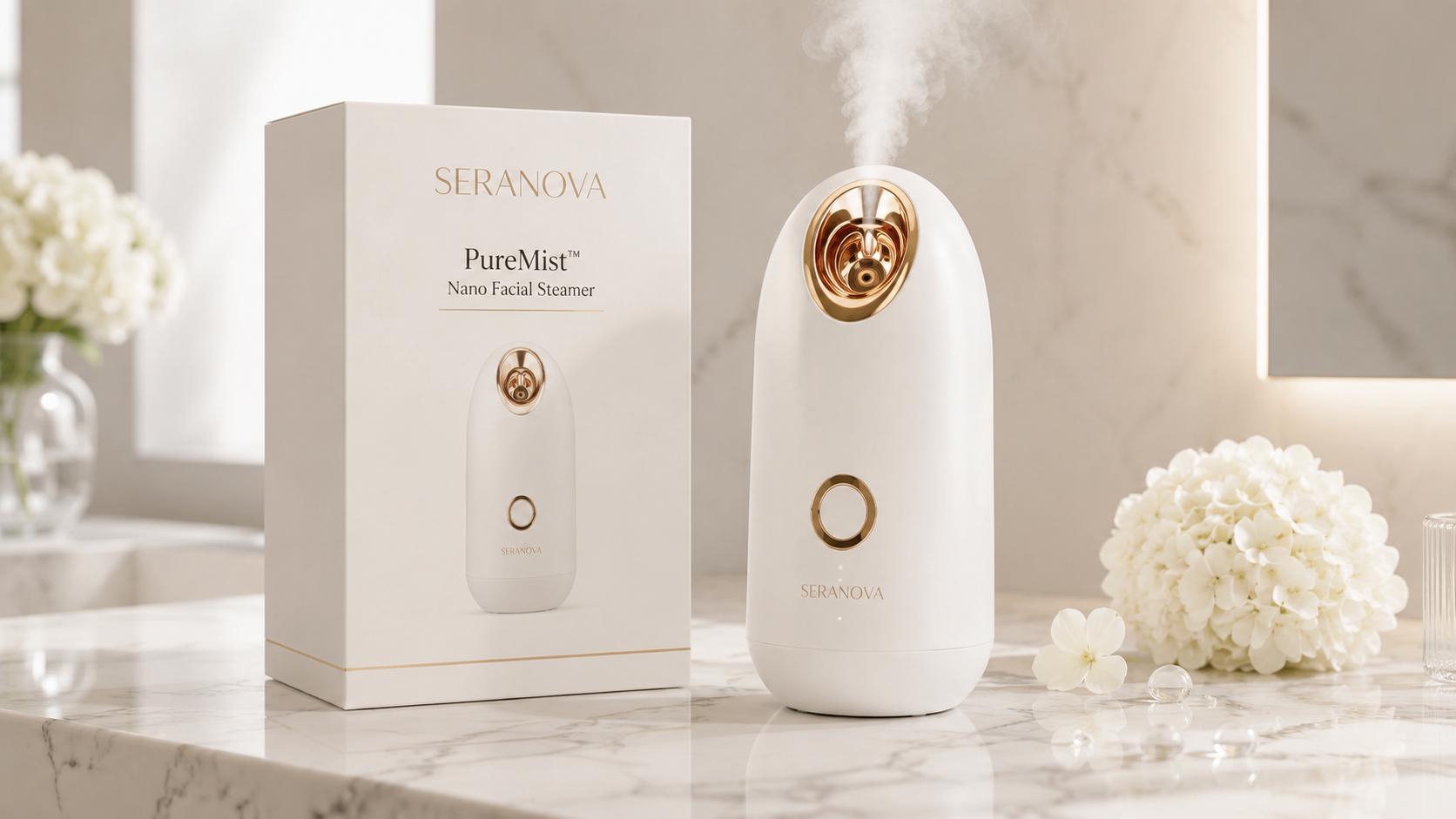 Seranova PureMist™ Nano Facial Steamer — SK1008