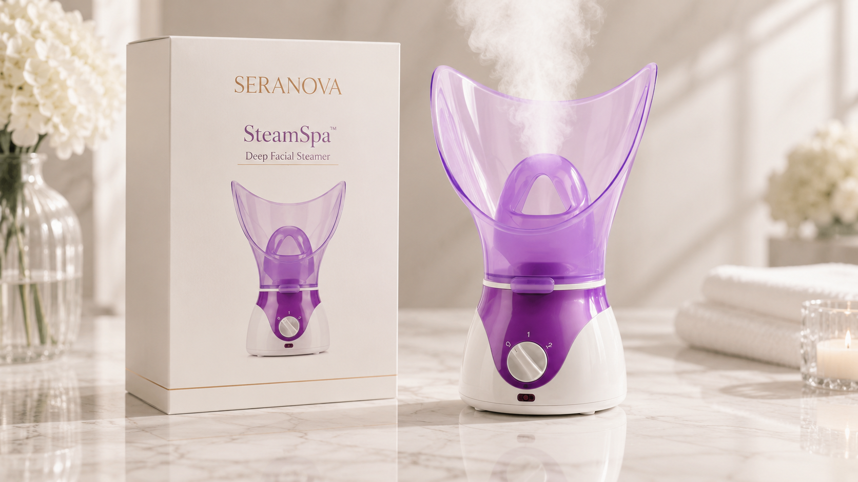 Seranova SteamSpa™ Deep Facial Steamer — SK1009