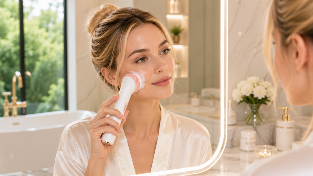 Seranova LumiClean™ Silicone Sonic Facial Brush — SK1014