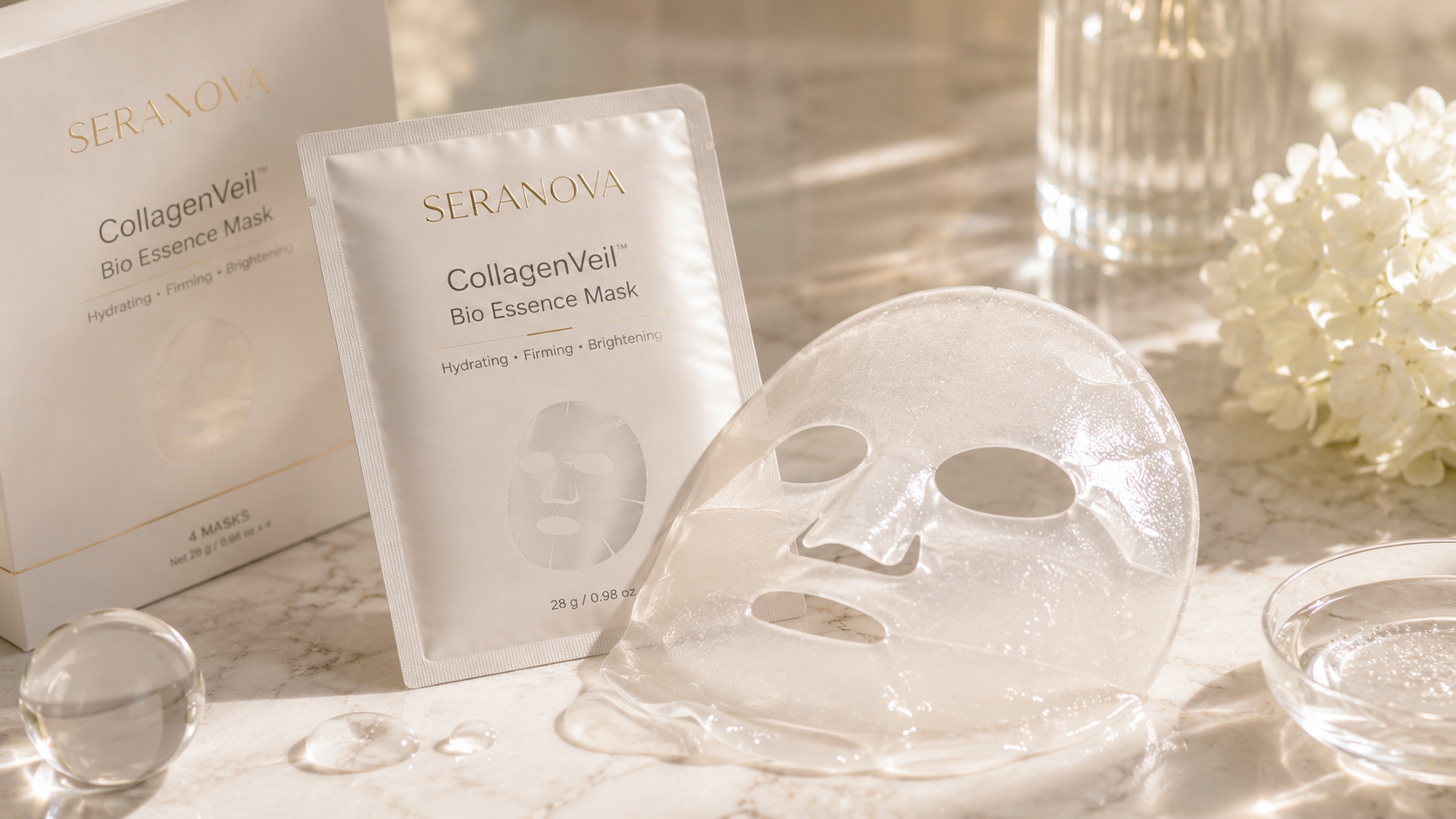 Seranova CollagenVeil™ Bio Essence Mask — SK1007