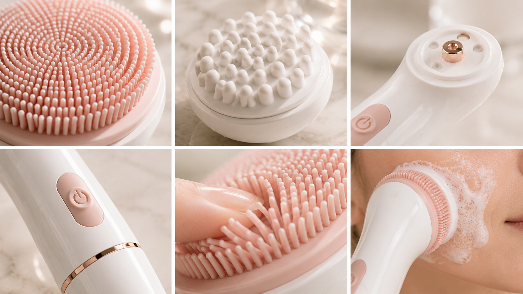 Seranova LumiClean™ Silicone Sonic Facial Brush — SK1014