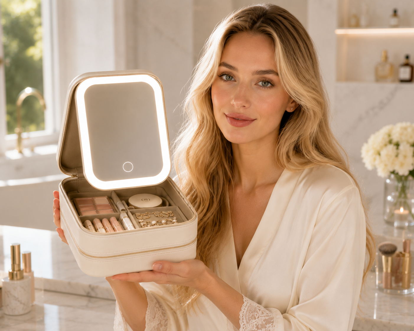 Seranova LumiCase Vanity Organizer — AC1002