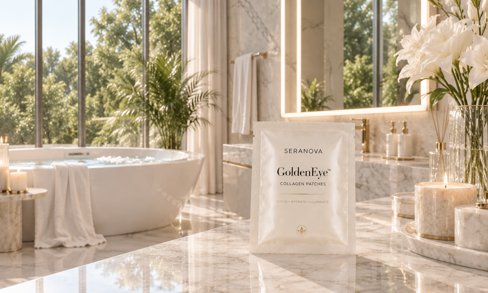 Seranova GoldenEye™ Collagen Patches — SK1002